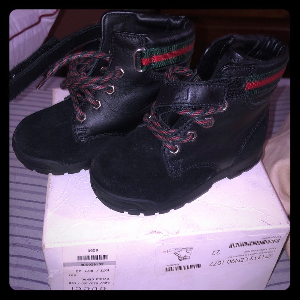 Size 22 baby Gucci boots